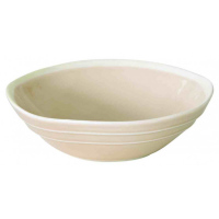 Porcelánový polévkový talíř Abitare krémový