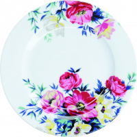 Porcelánový dezertní talíř Clovelly s květy