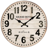 Dřevěné hodiny - Grand Hotel