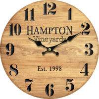 Dřevěné hodiny - Hapton