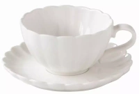 Porcelánový šálek a podšálek Lifestyle White 110ml