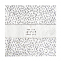 Papírové ubrousky White/Tree Sparkle