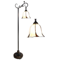 Stojací lampa Tiffany Zvonek