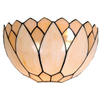 Nástěnná lampa Tiffany Pivoňka