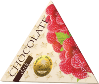 Severka Hořká čokoláda trojúhelník s malinami 50g