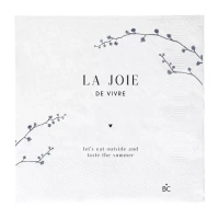 Papírové ubrousky bílo/modrý La Joie