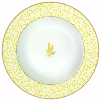 Porcelánový polévkový talíř Mimosa