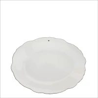 Servírovací talíř White Ruffle