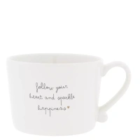 Keramický hrnek - Cup White/Follow your heart