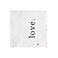 Papírové ubrousky love