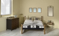Kovová postel ELBA 180 x 200 cm