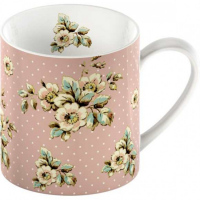 Porcelánový hrnek Pink Cottage Flower 330ml