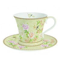 Porcelánový šálek a podšálek na čaj Palace Garden Fresco 300ml
