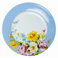 Dezertní porcelánový talíř English Garden modrý