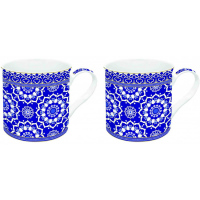 Porcelánové hrnky Azulejo Blue