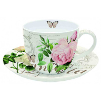 Porcelánový šálek a podšálek na čaj Jardin Botanique 200ml