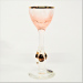 Růžová sklenička na likér